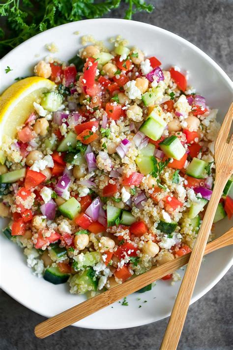 greek quinoa salad for a crowd